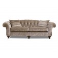 John Sankey Bloomsbury Grand Sofa in crushed velvet