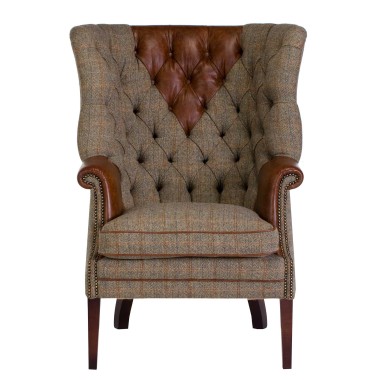 Tetrad Harris Tweed Mackenzie wing chair Tetrad Harris Tweed Mackenzie wing chair