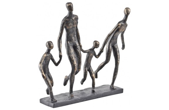 Bronze Family Sculpture