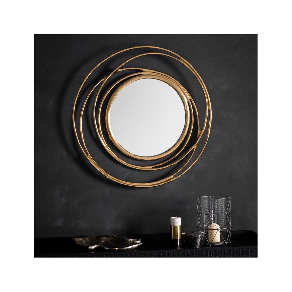Satin Gold Whirlpool Mirror
