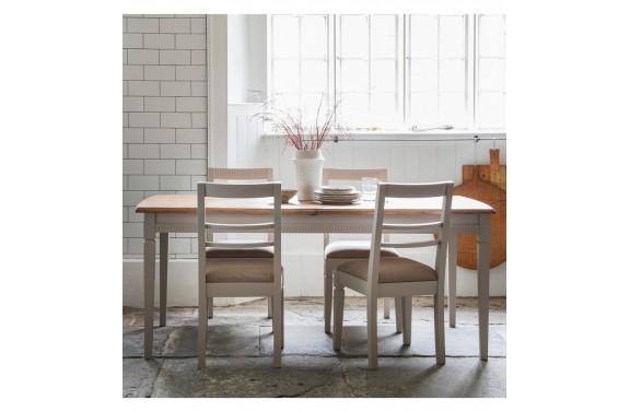 Hampstead Extending Dining Table - Dove Grey