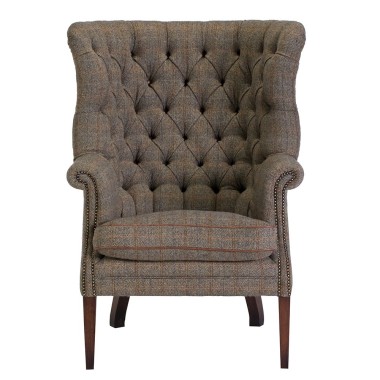 Tetrad Harris Tweed Mackenzie wing chair Tetrad Harris Tweed Mackenzie wing chair