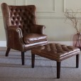 Tetrad Mackenzie Leather Wing Chair
