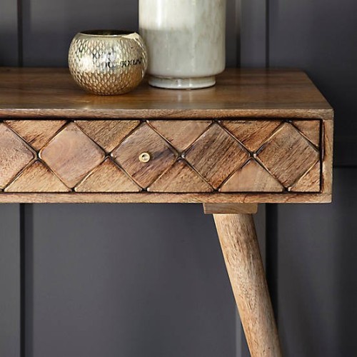 Burnt Wax Mango Wood Desk