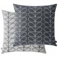 Orla Kiely Linear Stem Cushion - Grey