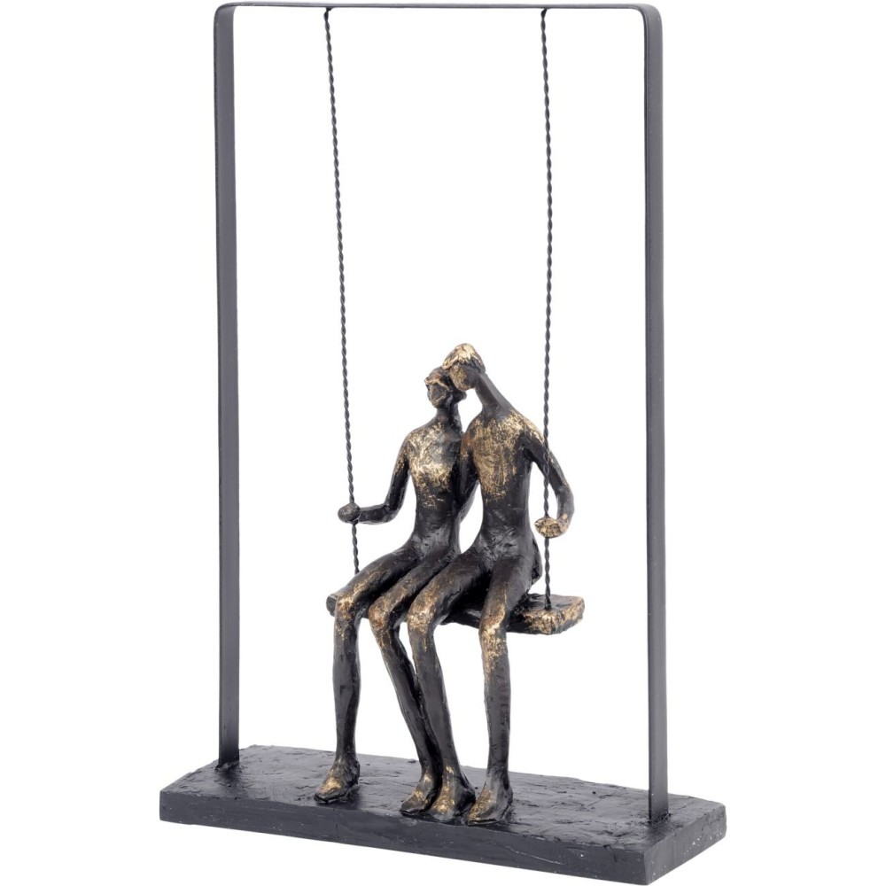 Bronze Couple Sitting On Swing Sculpture Bronze Couple Sitting On Swing Sculpture