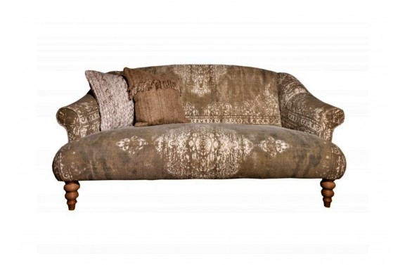 Sloane Small Sofa in Rajasthan carpet from Anna Morgan (London)