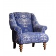 Sloane Chair in Boho Indigo from Anna Morgan (London)