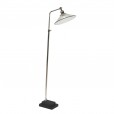 Nickle Floor Lamp with Marble Base