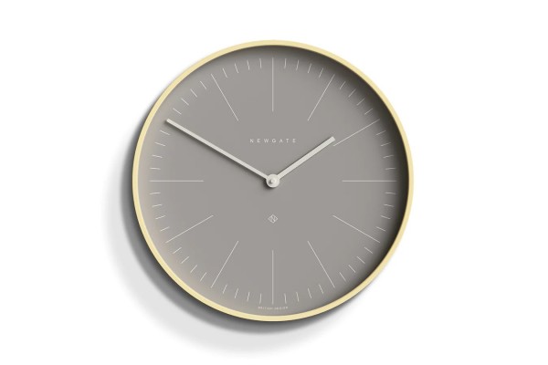 Newgate Mr Clarke Clock - Clay Grey