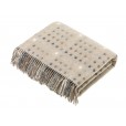 Bronte by Moon Multi Spot Natural Wool Throw