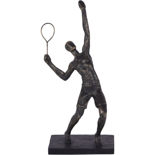 Bronze Tennis Player Sculpture