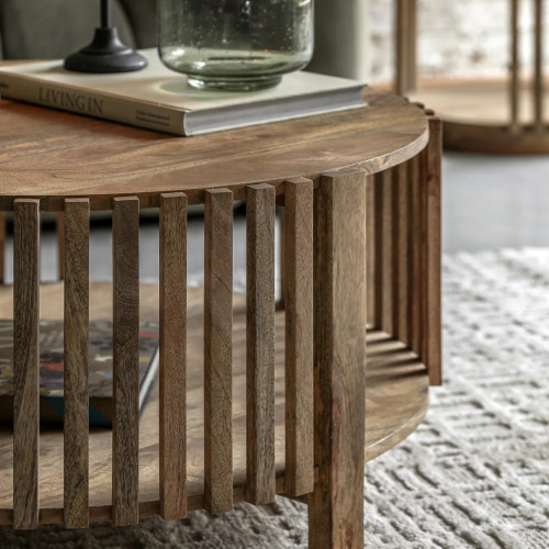 Slatted Acacia Coffee Table